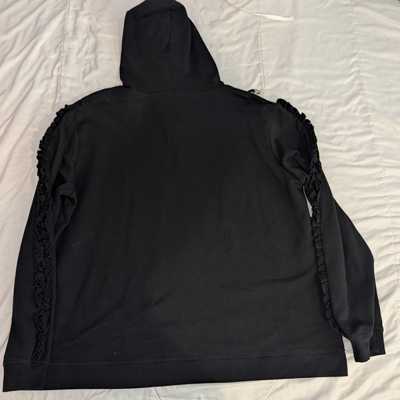 Hannah Black Hoodie with Colorful Floral Embroidery - Picture 8 of 8